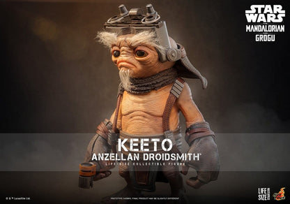 Figura Keeto Hot Toys The Mandalorian and Grogu detalle completo