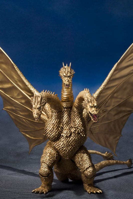 Figura articulada de King Ghidorah dorado – versión 1972
