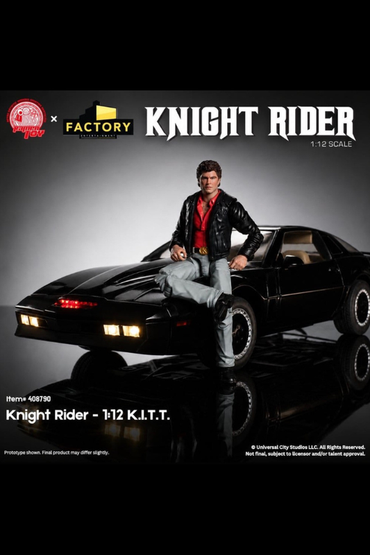 Knight Rider Figura 1/12 K.I.T.T. con Michael Knight de Jada Toys