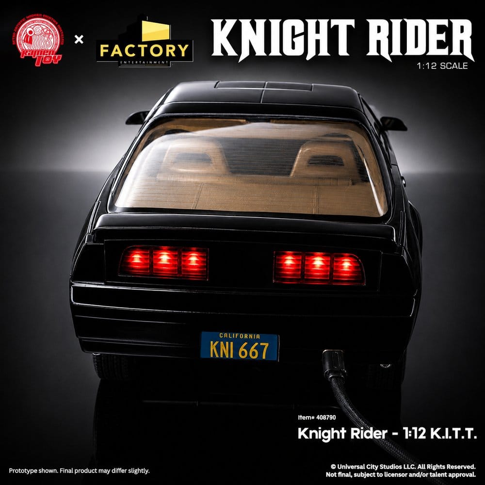 K.I.T.T. Knight Rider con modo Super Pursuit y figura de Michael Knight