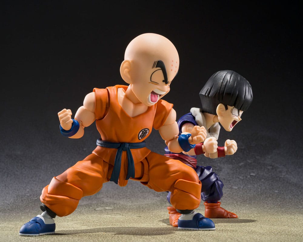 Figura articulada de Krillin S.H.Figuarts Dragon Ball – vista frontal.