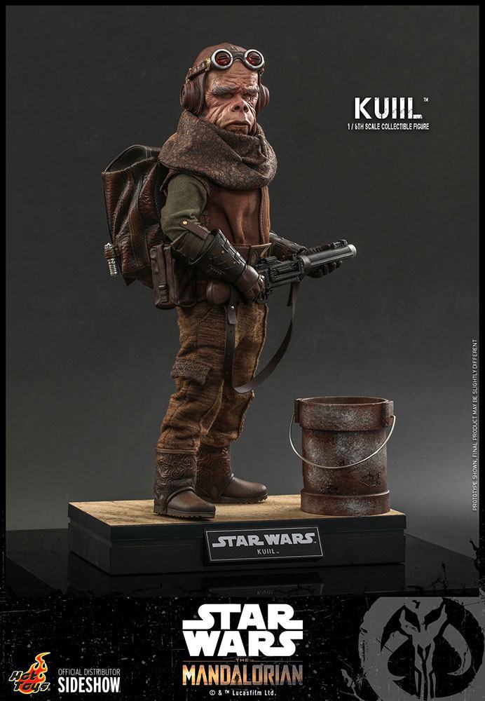 Kuiil figura coleccionable Hot Toys Star Wars The Mandalorian 25 cm