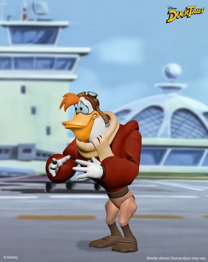Accesorios de la figura Launchpad McQuack NECA con radio, mapa y piezas intercambiables