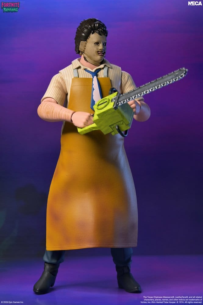 Figura Leatherface Fortnitemares de Fortnite fabricada por NECA