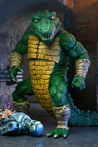 Figura Leatherhead 21 cm NECA Tortugas Ninja Mirage Comics