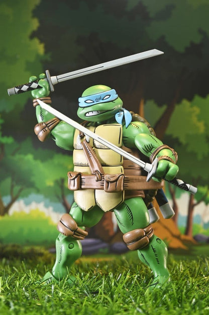 Figura Leonardo TMNT x Usagi Yojimbo NECA Ultimate 18 cm vista frontal