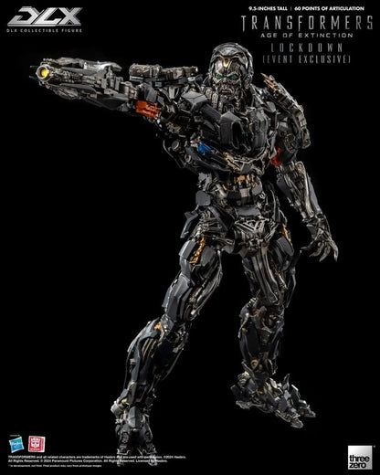 Lockdown DLX Threezero Figura Transformers Age of Extinction 24 cm