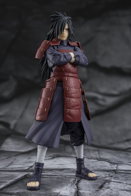 Figura Madara Uchiha Legend of Darkness S.H.Figuarts Naruto Shippuden 17 cm vista frontal