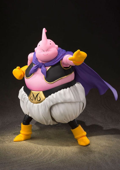 Detalle de la figura Majin Boo Good 18 cm línea S.H. Figuarts Dragon Ball Z