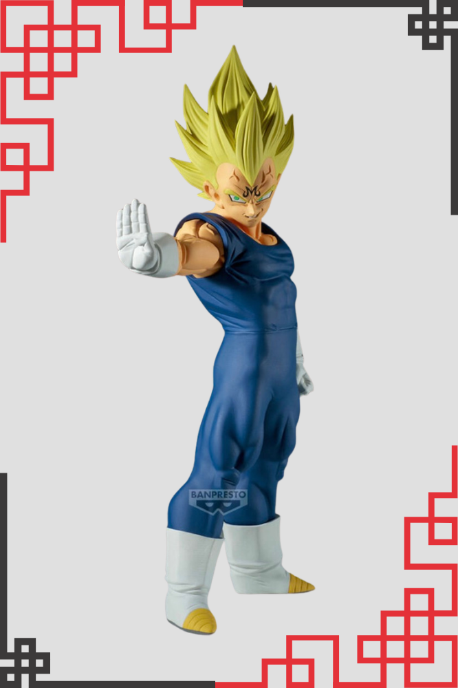 Figura Majin Vegeta Grandista 31 cm Banpresto Dragon Ball Z vista frontal