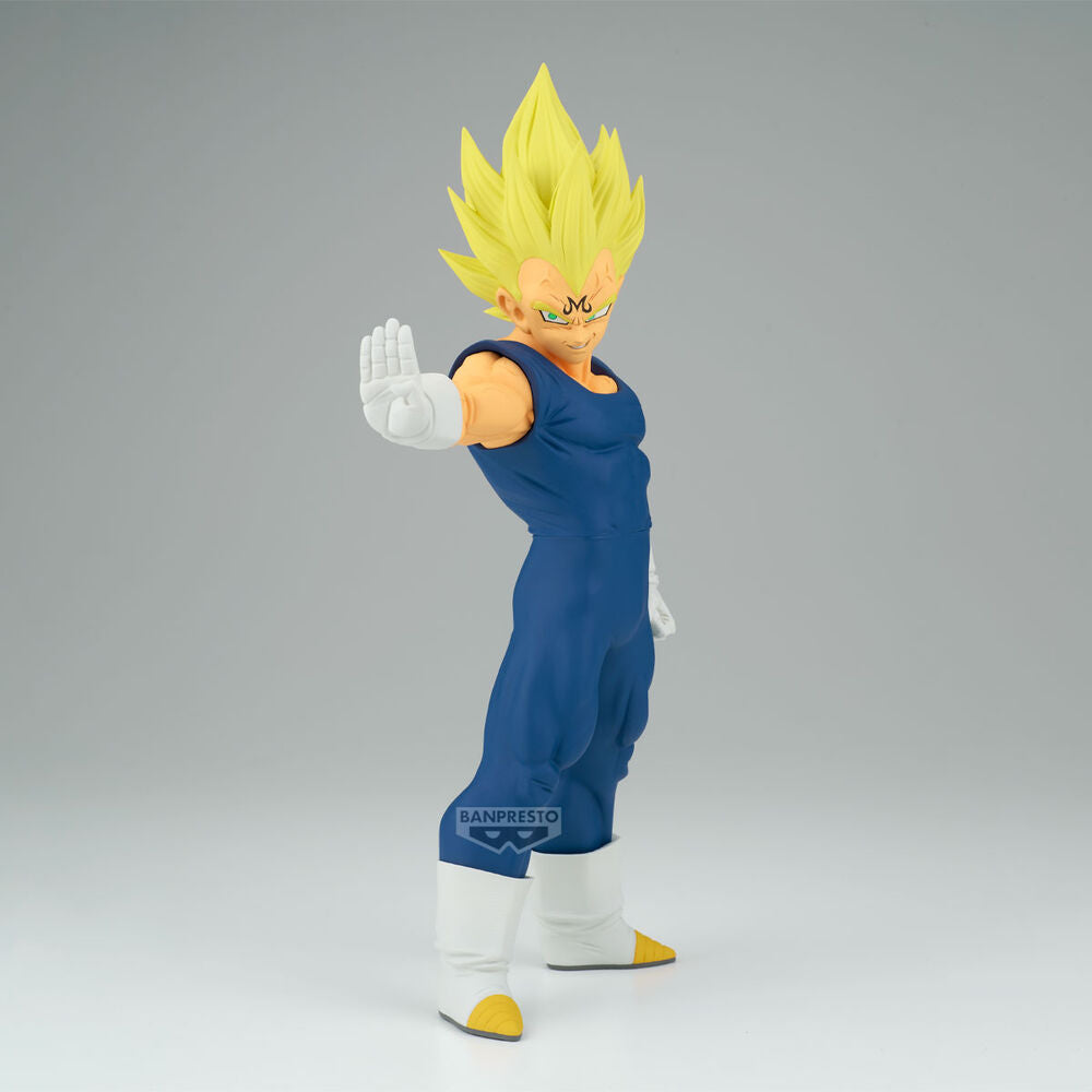 Majin Vegeta Grandista 31 cm vista lateral detalle uniforme y cabello