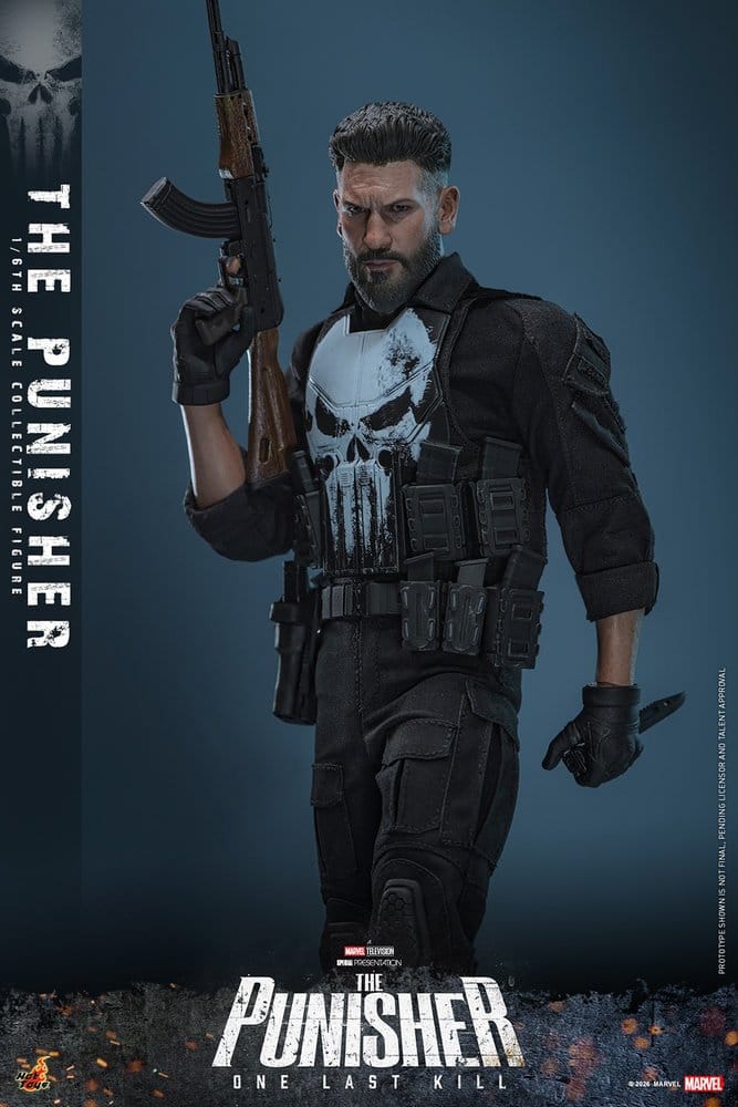 Figura coleccionable The Punisher Hot Toys Marvel Television escala 1/6 para coleccionistas