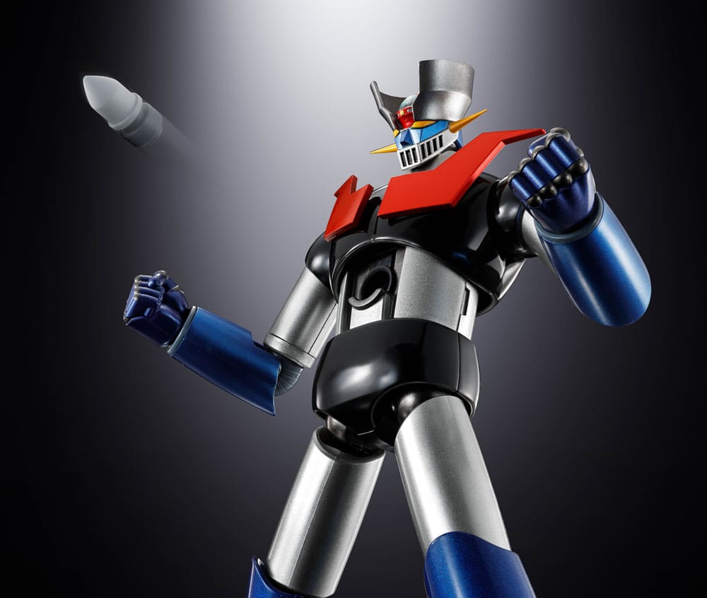 Detalle de la figura Mazinger Z Kakumei Shinka Power Up línea Soul of Chogokin