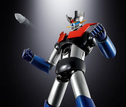 Detalle de la figura Mazinger Z Kakumei Shinka Power Up línea Soul of Chogokin