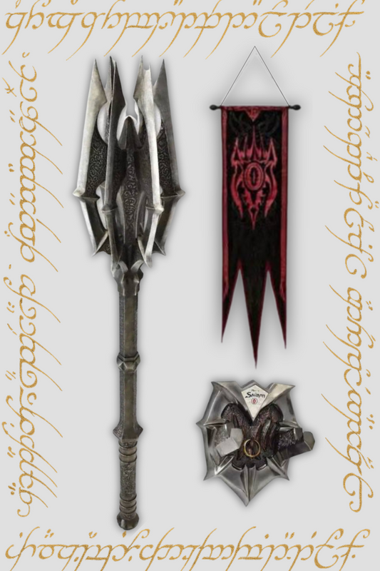 Réplica oficial Mazo de Sauron 1/1 con Anillo Único United Cutlery LOTR
