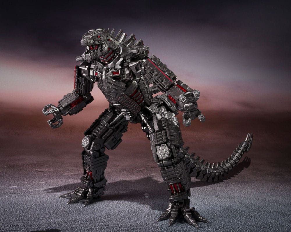 Detalle de la figura Mechagodzilla 19 cm Tamashii Nations línea S.H. MonsterArts