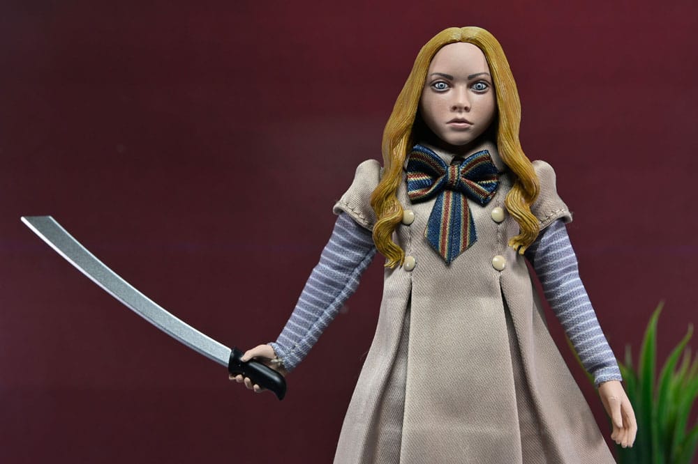 Figura Megan con cuchillo y ropa de tela – versión clothed NECA articulada