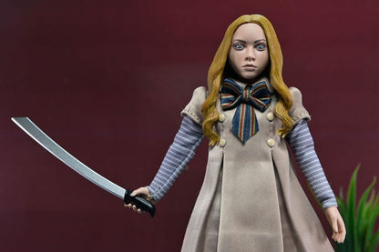 Figura Megan con cuchillo y ropa de tela – versión clothed NECA articulada