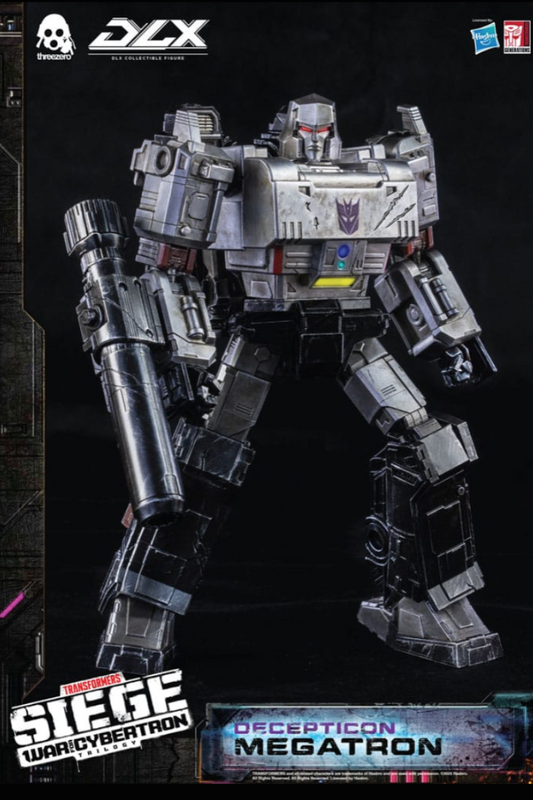 Figura coleccionista Megatron escala 1/6 de Threezero inspirada en War for Cybertron.