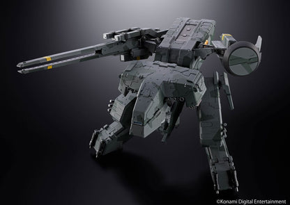 Figura Metal Gear Rex Bandai Chogokin con luz LED