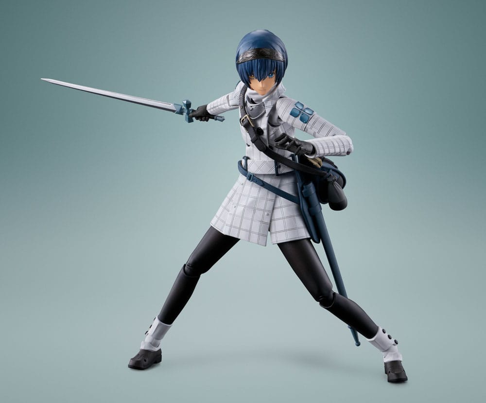 Figura articulada Metaphor: ReFantazio en posición dinámica de ataque