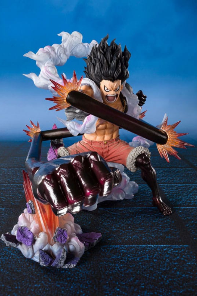 Estatua Figuarts ZERO Extra Battle Monkey D. Luffy Gear 4 Snake Man King Cobra de One Piece 21 cm