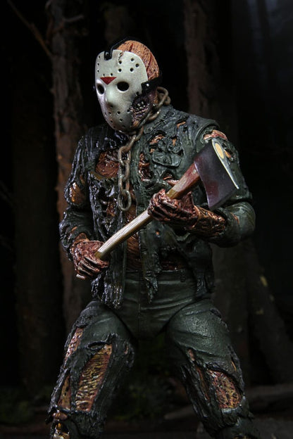  Jason Voorhees NECA Parte 7 – figura articulada con pose intimidante.
