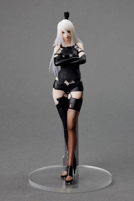Estatua A2 NieR Automata Long Hair Ver. 18 cm con base de exposición.