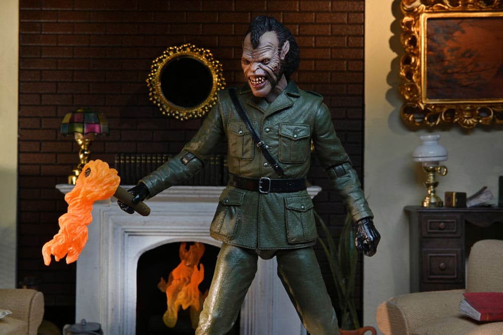 Figura Nightmare Demon de NECA, basada en Un Hombre Lobo Americano en Londres.