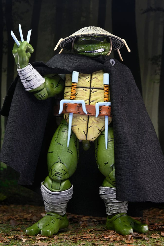 Figura Old Man Raphael de 18 cm de NECA inspirada en Teenage Mutant Ninja Turtles.