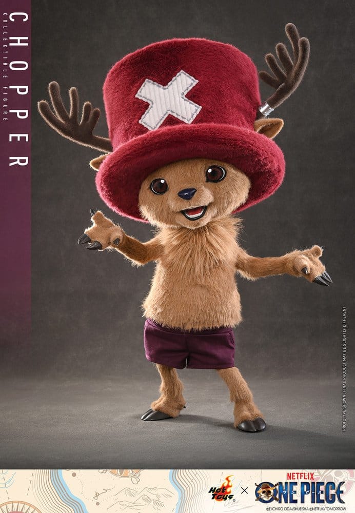 Figura Tony Tony Chopper One Piece Hot Toys con accesorios y piezas intercambiables