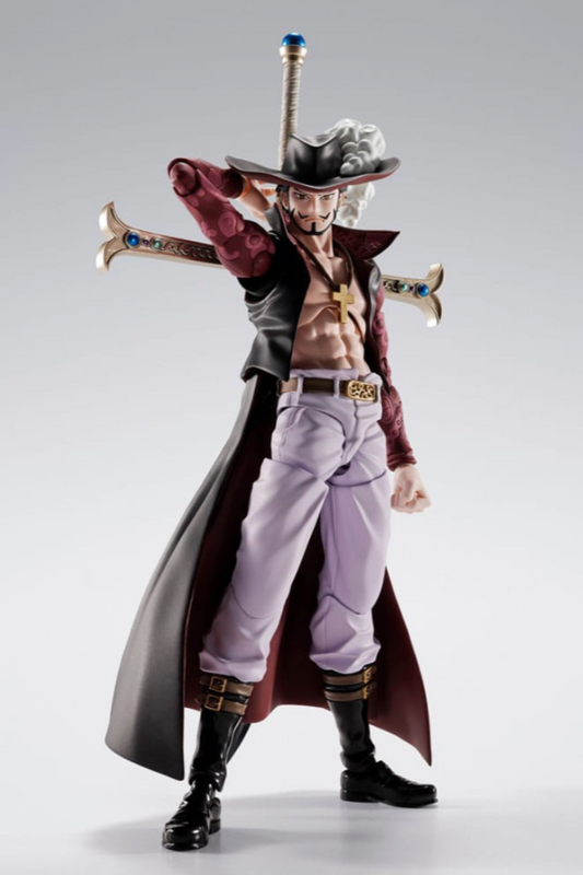 Figura articulada One Piece Dracule Mihawk Hawkeye S.H.Figuarts 17 cm – Bandai Tamashii Nations
