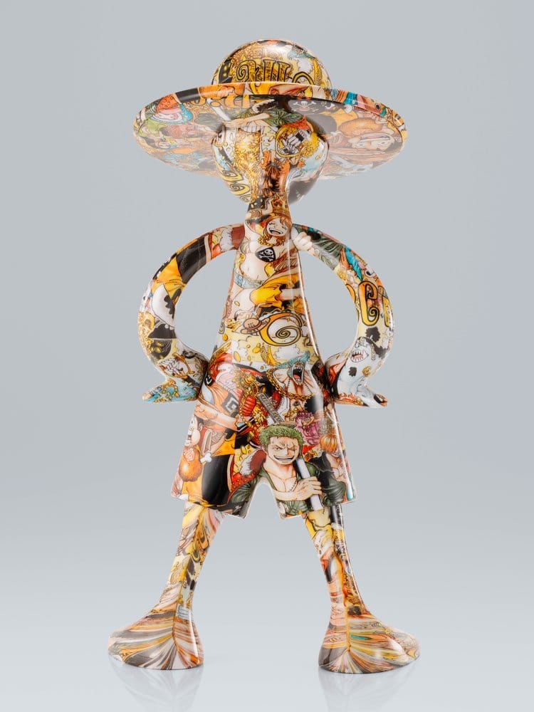 Vista frontal de la figura Luffy ArtCanvas One Piece Tamashii Nations