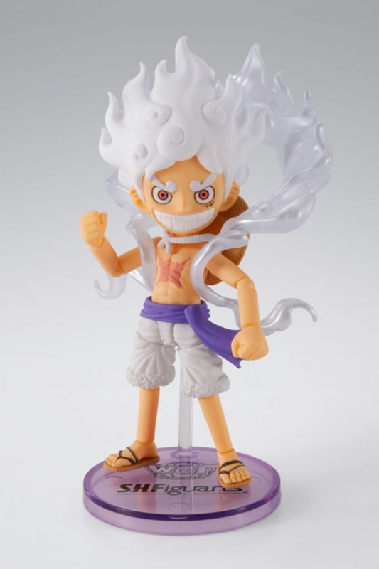 Figura Monkey D. Luffy Gear 5 One Piece Tamashii Nations S.H. Figuarts 8 cm