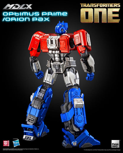 Accesorios incluidos en la figura MDLX Optimus Prime / Orion Pax como hacha, manos y placas de pecho
