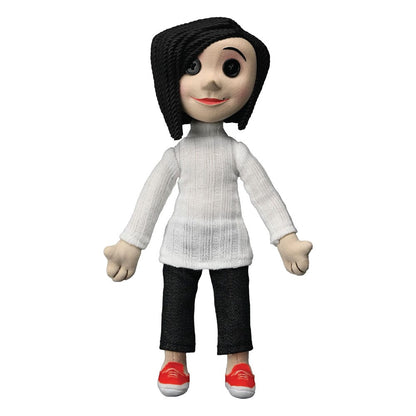 Vista frontal del peluche NECA Coraline Other Mother.