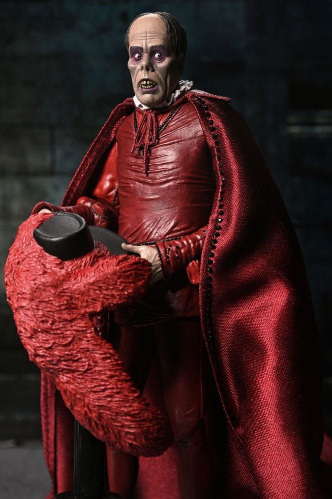 Figura Ultimate Phantom of the Opera Masque of the Red Death de 18 cm de NECA inspirada en El Fantasma de la Ópera (1925).