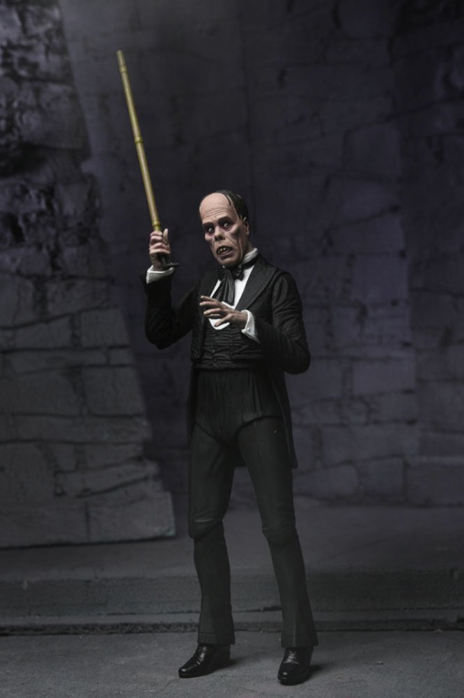 Figura Phantom of the Opera 1925 NECA Ultimate 18 cm con accesorios.