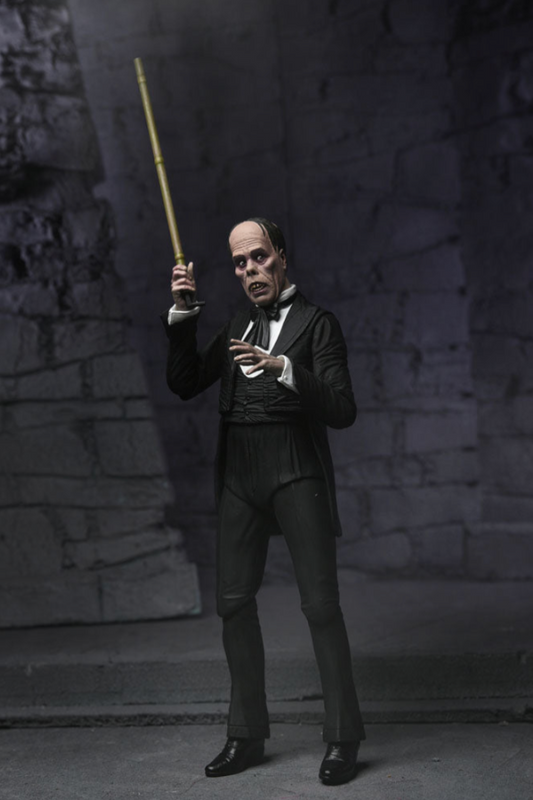 Figura Phantom of the Opera 1925 NECA Ultimate 18 cm con accesorios.