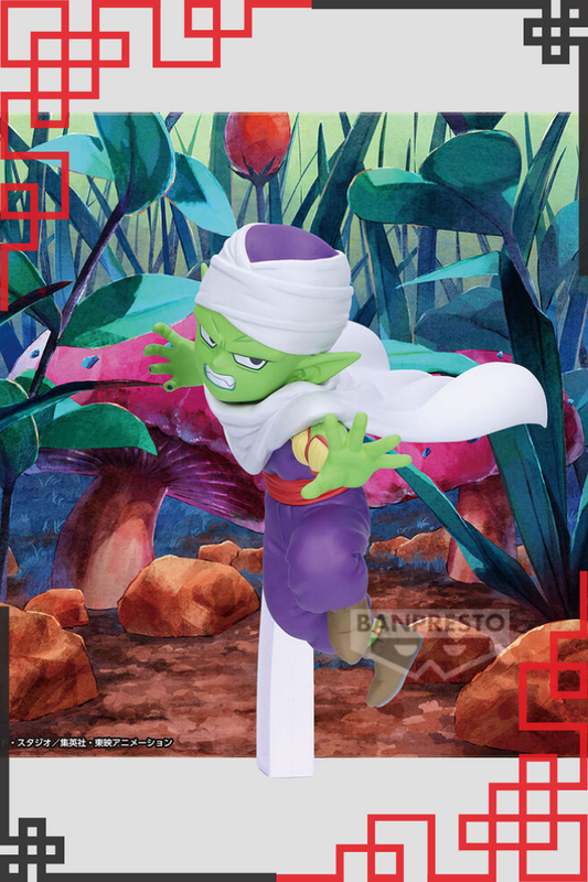 Figura de Piccolo con panel ilustrado selvático – Dragon Ball Daima 8 cm