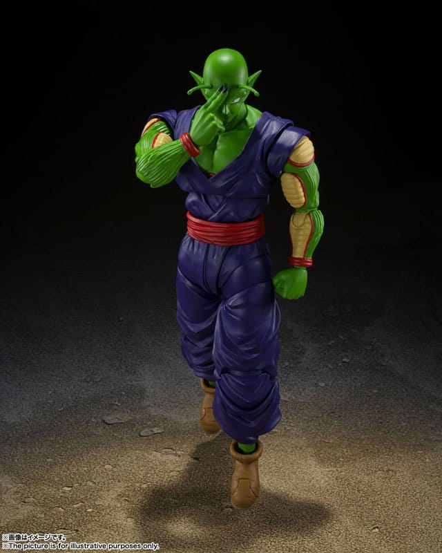 Figura Piccolo S.H. Figuarts Super Hero con poses dinámicas Dragon Ball Super