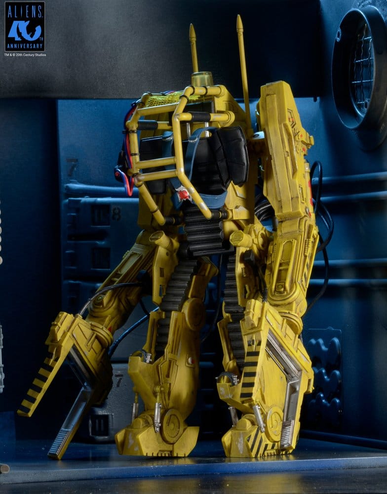 Vehículo Power Loader P-5000 de NECA basado en Aliens 1986 con gran nivel de detalle y articulaciones