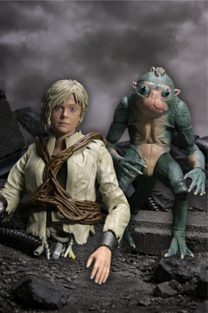 Figura Thia y Bud NECA Predator Badlands 18 cm detalles realistas