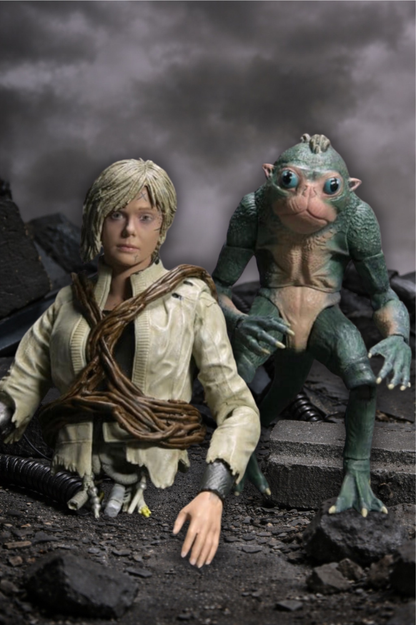 Figura Thia y Bud NECA Predator Badlands 18 cm detalles realistas