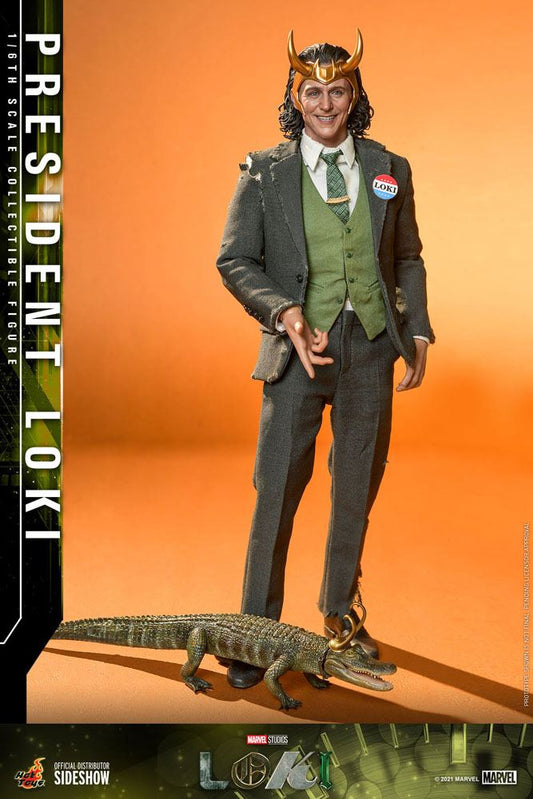 Figura President Loki 1/6 de Hot Toys basada en la serie Loki de Marvel