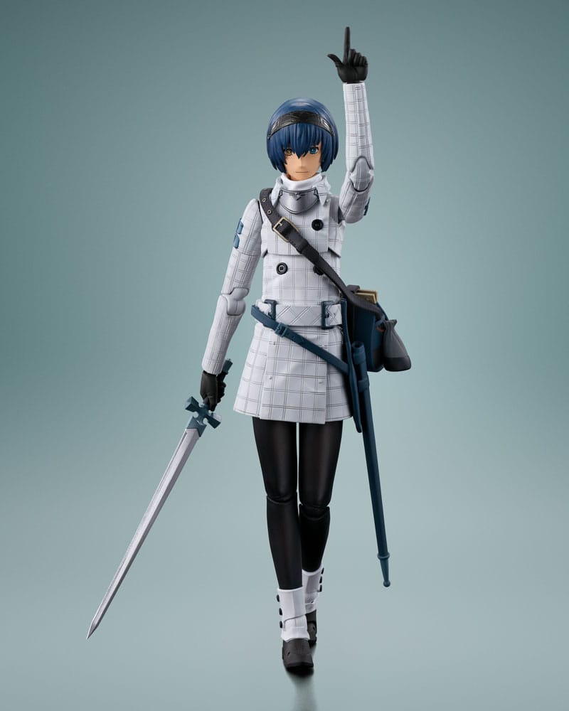 Figura S.H.Figuarts Metaphor Protagonist empuñando espada con gesto de combate