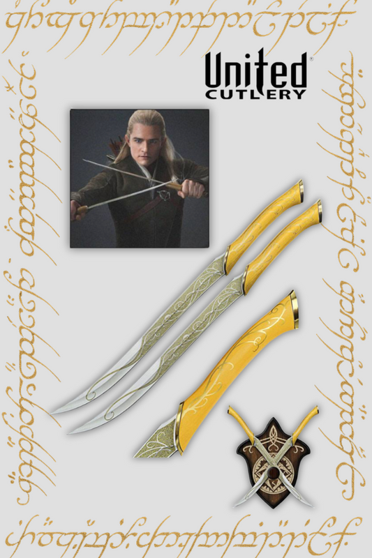 Réplica oficial Fighting Knives de Legolas escala 1/1 United Cutlery LOTR
