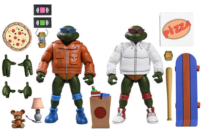 Pack Punk Leo y Punk Raph con accesorios de NECA