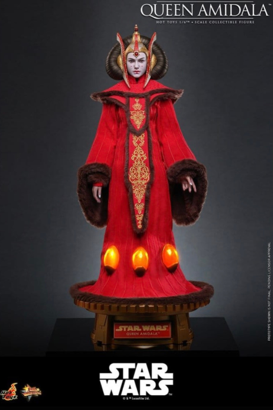 Figura Queen Amidala Movie Masterpiece Hot Toys Star Wars 1/6 28 cm frontal