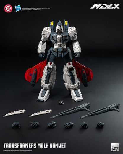 Ramjet MDLX Threezero figura articulada con diseño mecánico detallado.